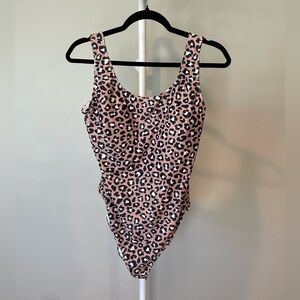 Leopard Print 1-piece Swimsuit - Medium Tall NWT